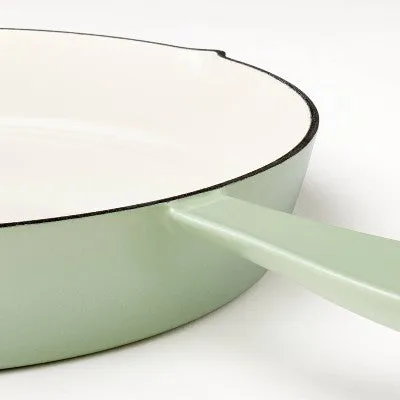 12" Enamel Skillet Sage Green - Figmint