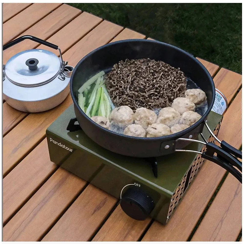 2000W High Power Outdoor Camping Metal Stoves Portable Picnic Furnace Cartridge Furnace Water Boiling Cooking Accessory