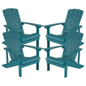 Alamont Home - Charlestown Adirondack Chair (set of 4) - Sea Foam