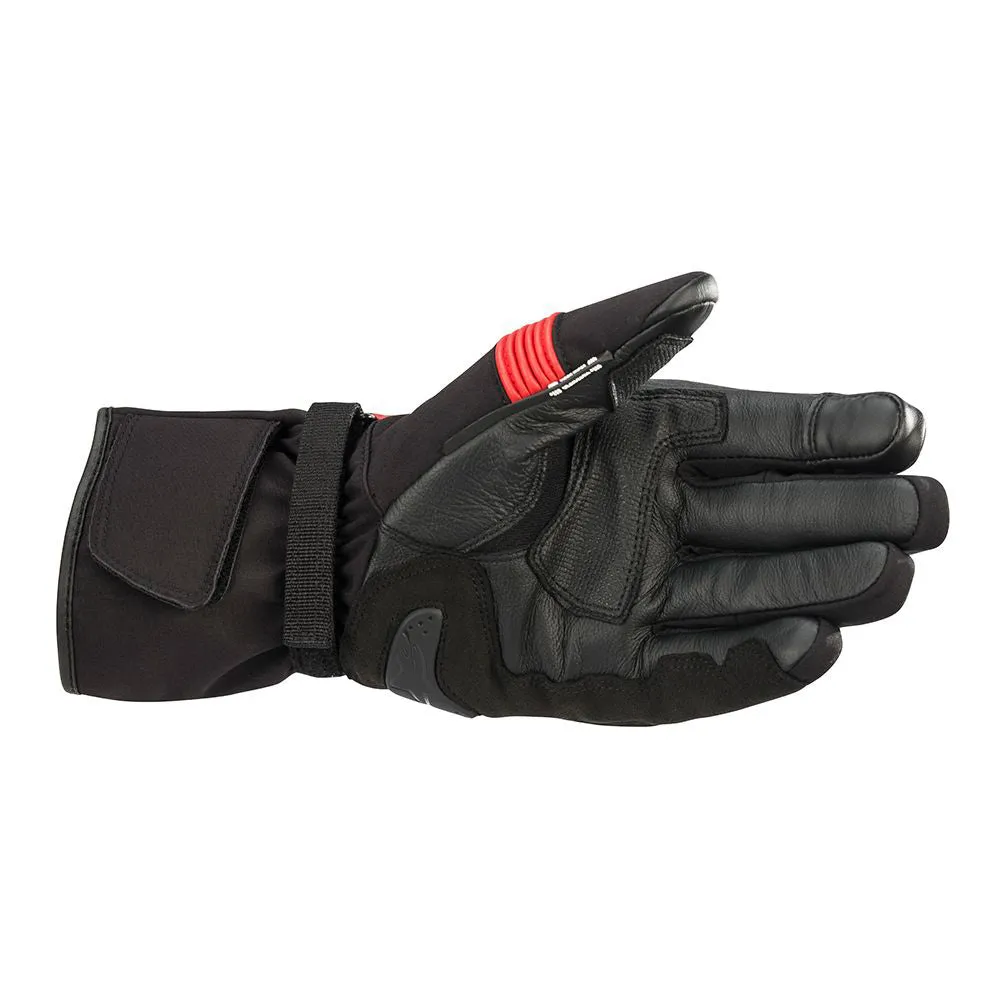 Alpinestars Valparaiso v2 Drystar Motorcycle Gloves Black & Bright Red