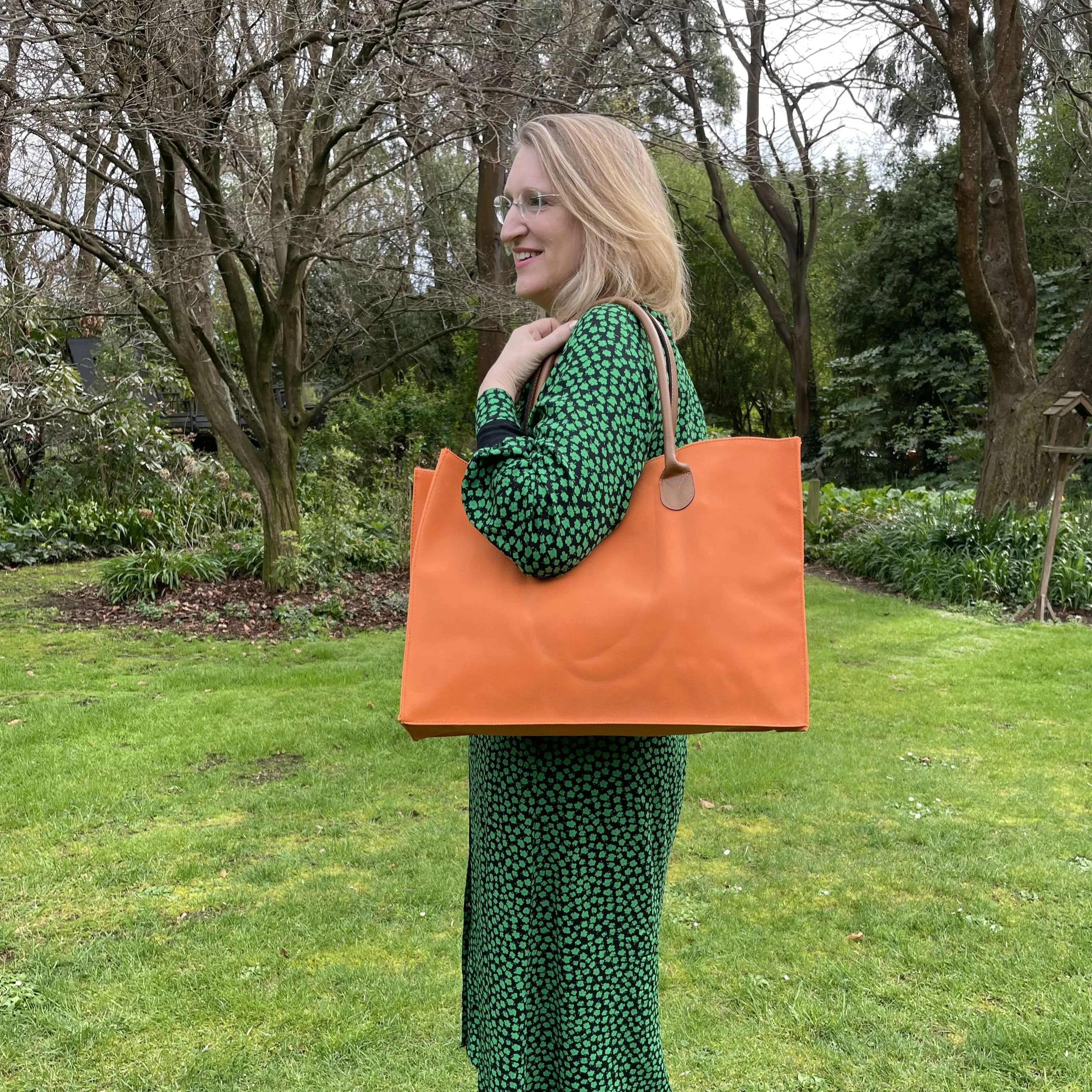 Angola Shopping Tote - Orange