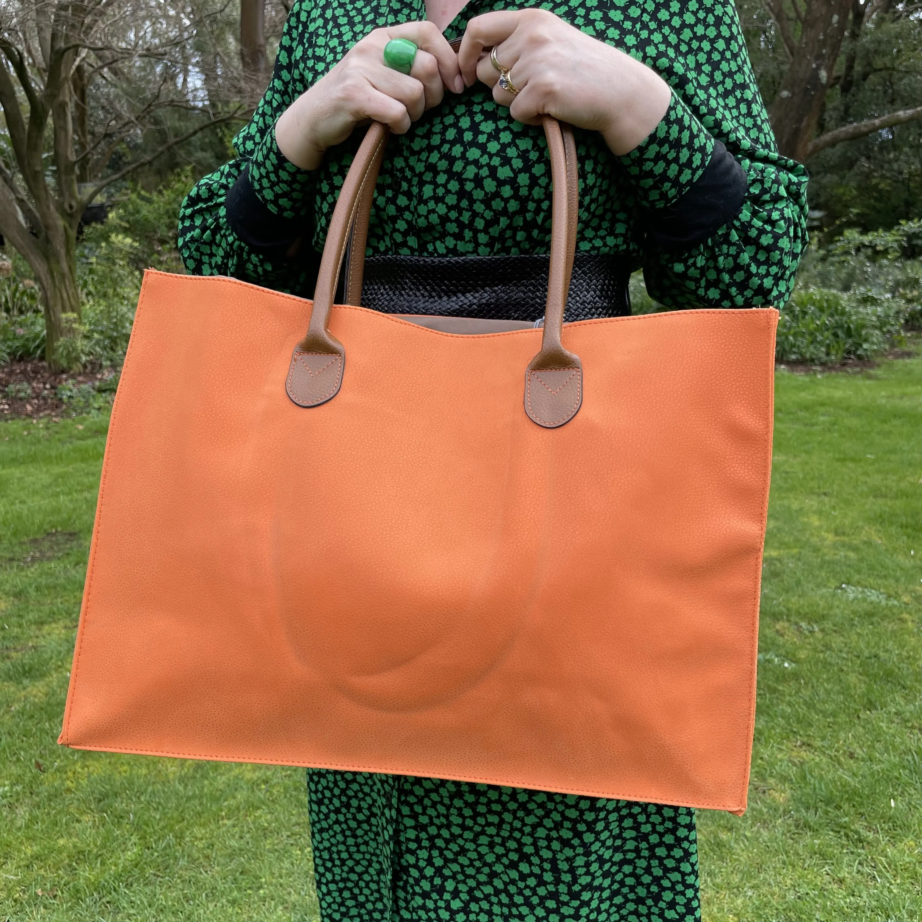 Angola Shopping Tote - Orange