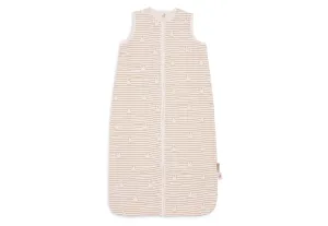 Baby Sleeping Bag Muslin 90cmMiffy Stripe - Biscuit