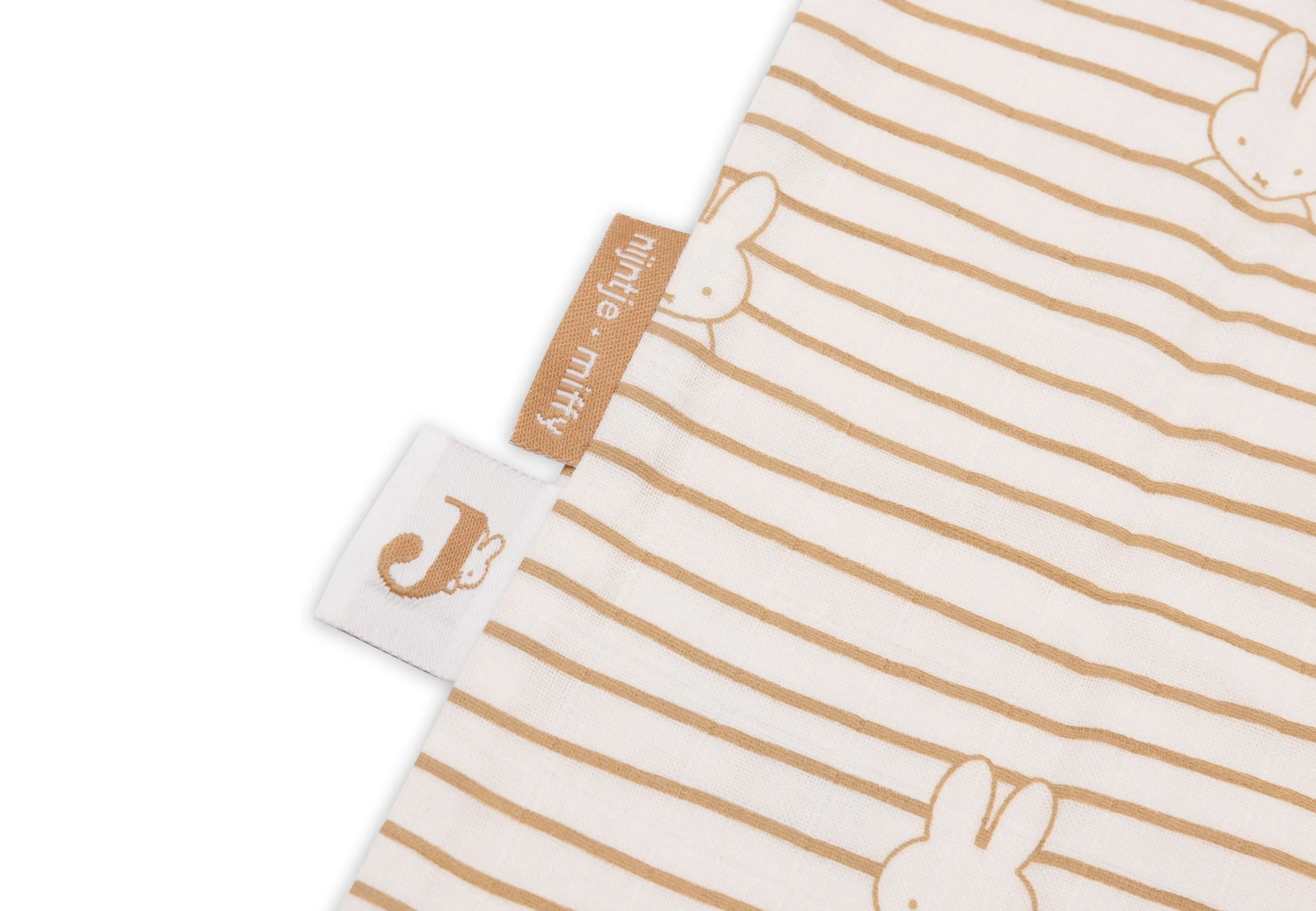 Baby Sleeping Bag Muslin 90cmMiffy Stripe - Biscuit