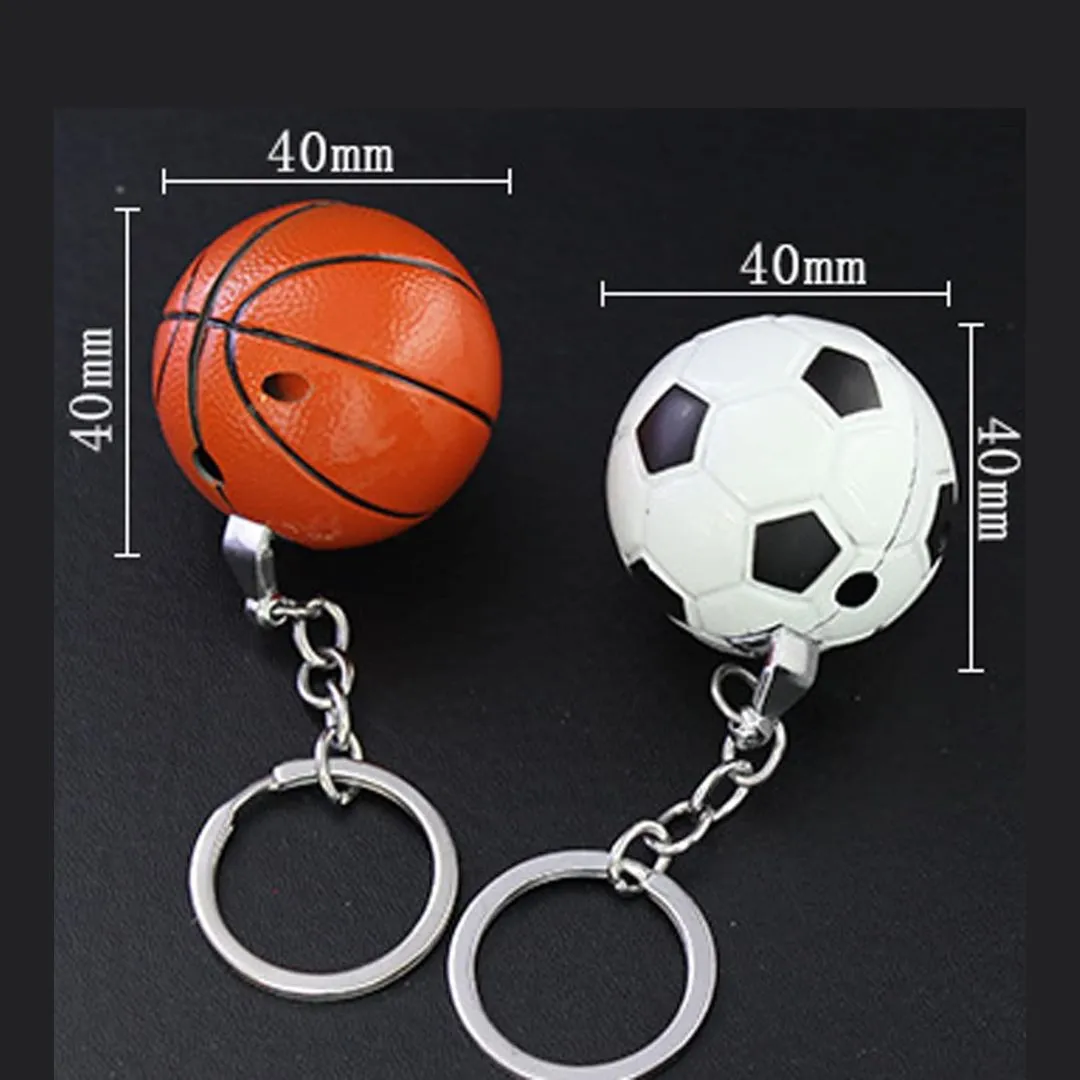 Ball Shaped Lighter Keychain | Creative Butane Refillable Soft Flame Lighter