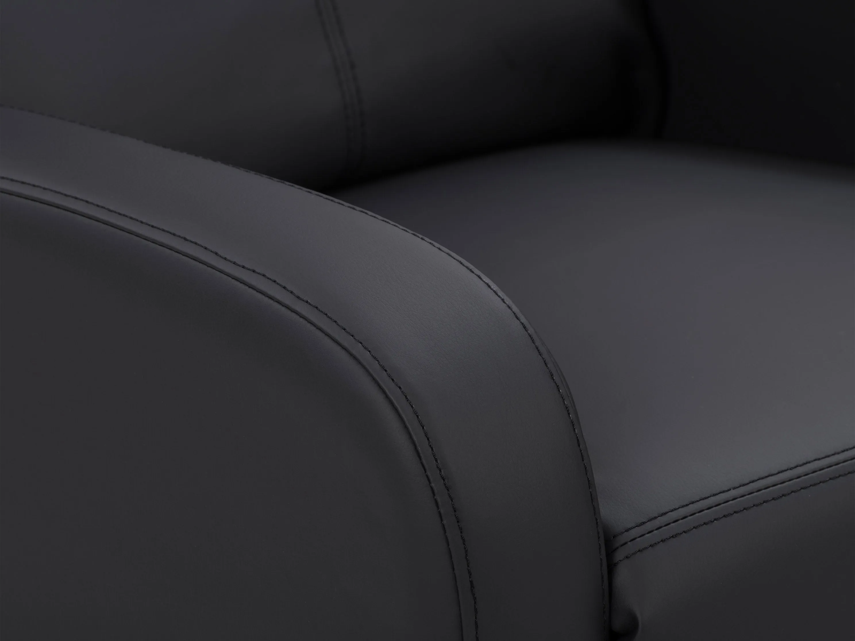 Black Push Back Recliner