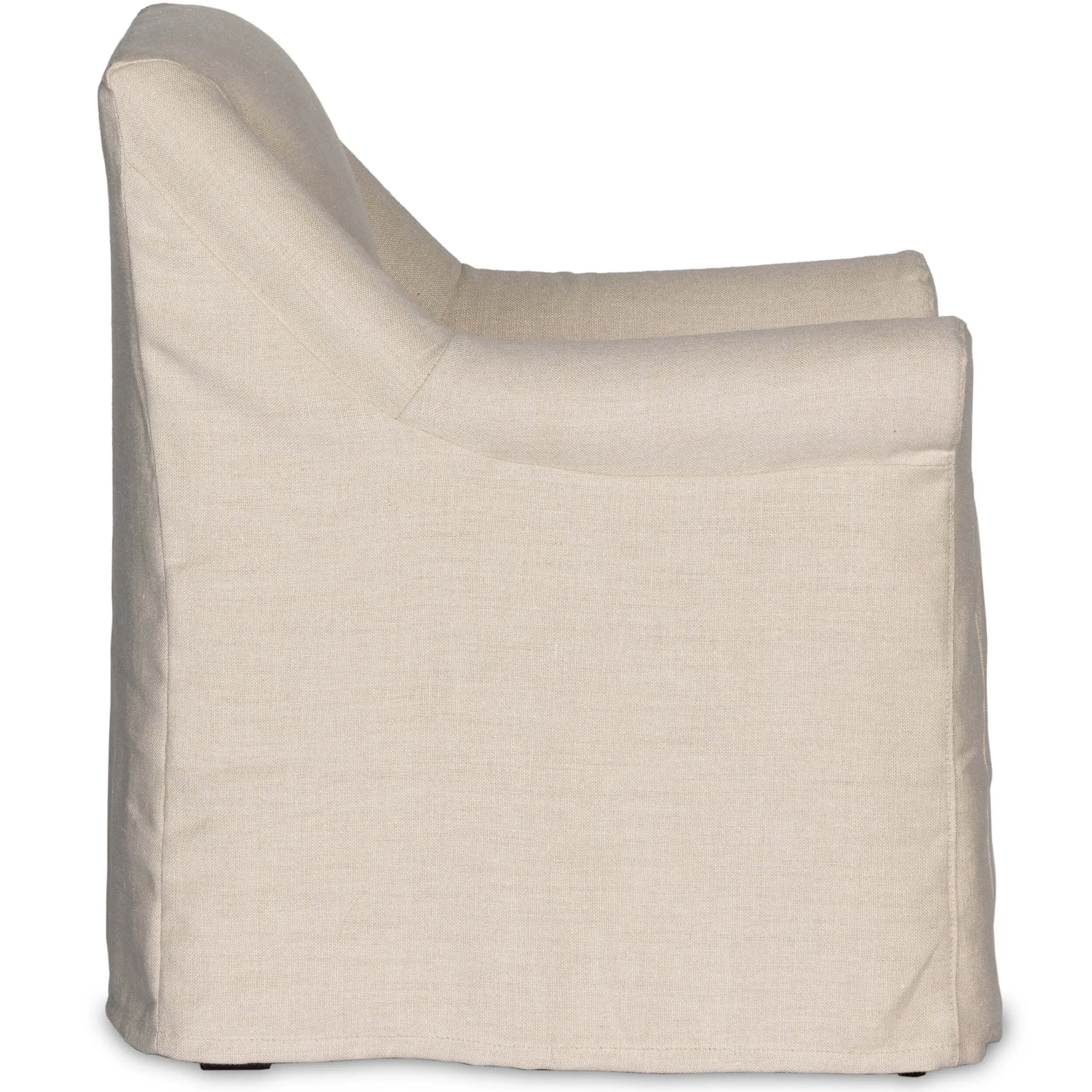 Bridges Slipcover Arm Chair, Brussels Natural