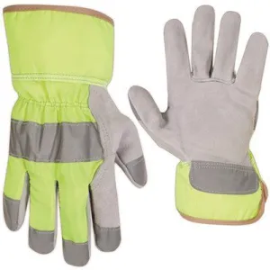 Clc Hi-Viz Safety Cuff Work Gloves Large