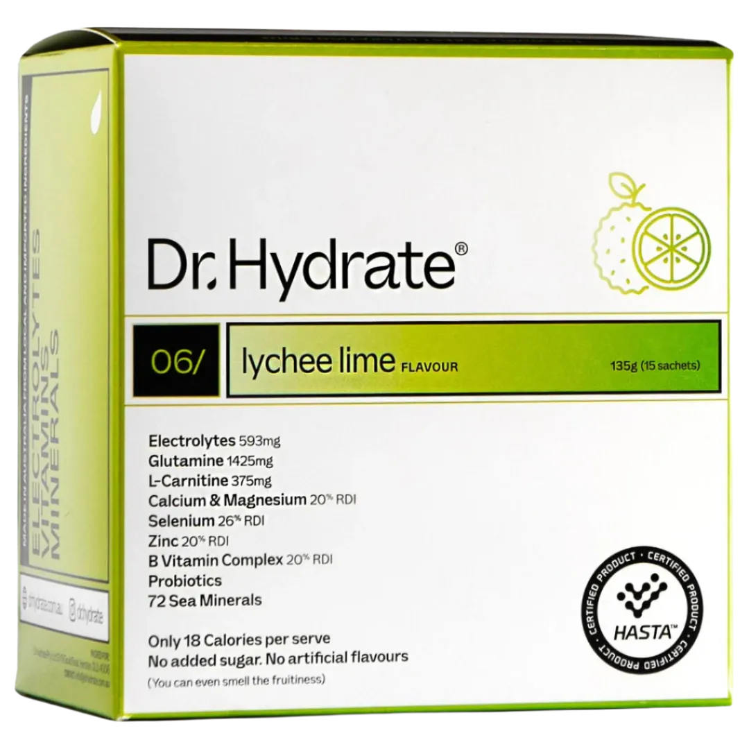 Dr. Hydrate - All-In-One Drink Sachet Box - Lychee Lime [Limited Edition]