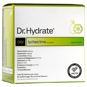 Dr. Hydrate - All-In-One Drink Sachet Box - Lychee Lime [Limited Edition]