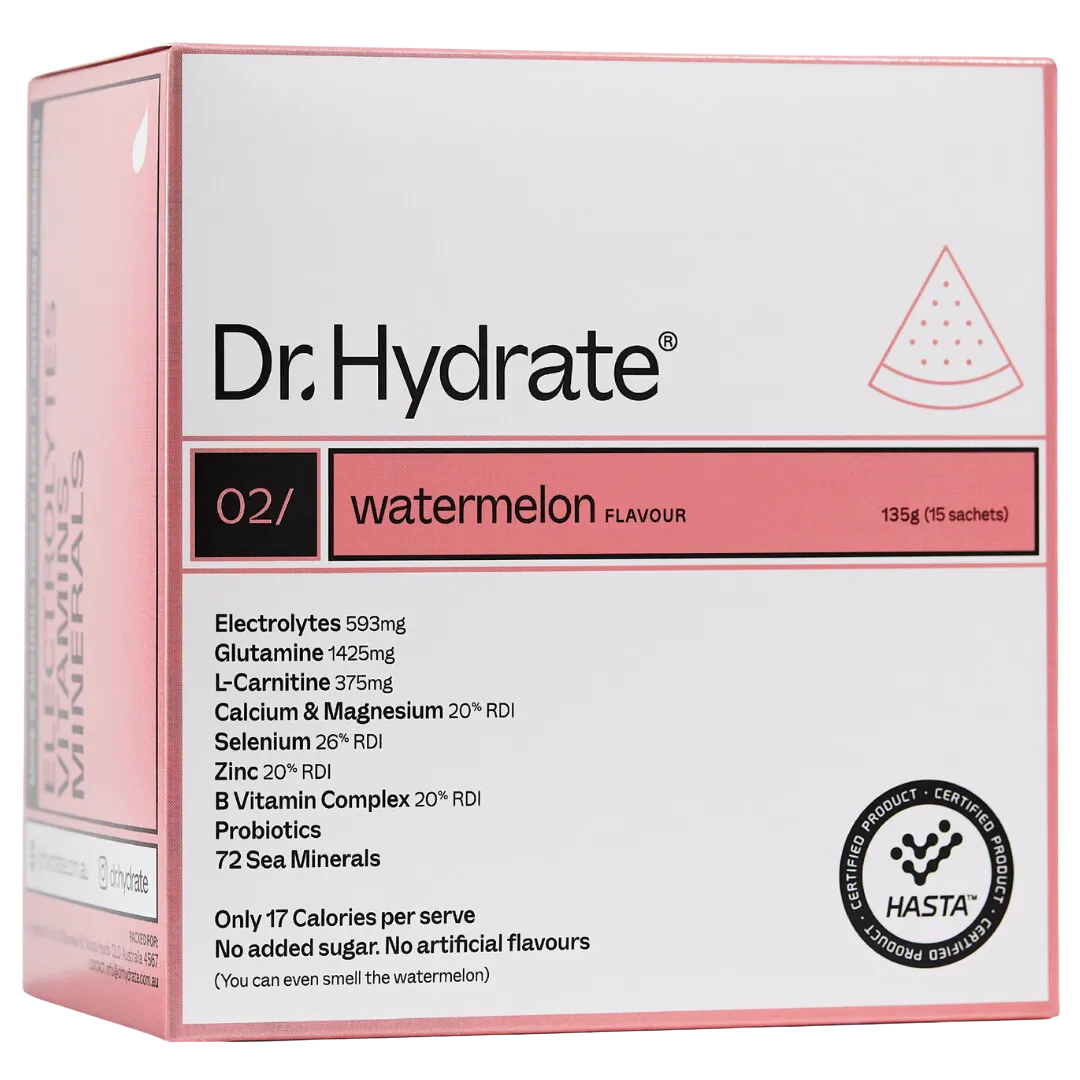 Dr. Hydrate - All-In-One Drink Sachet Box - Watermelon