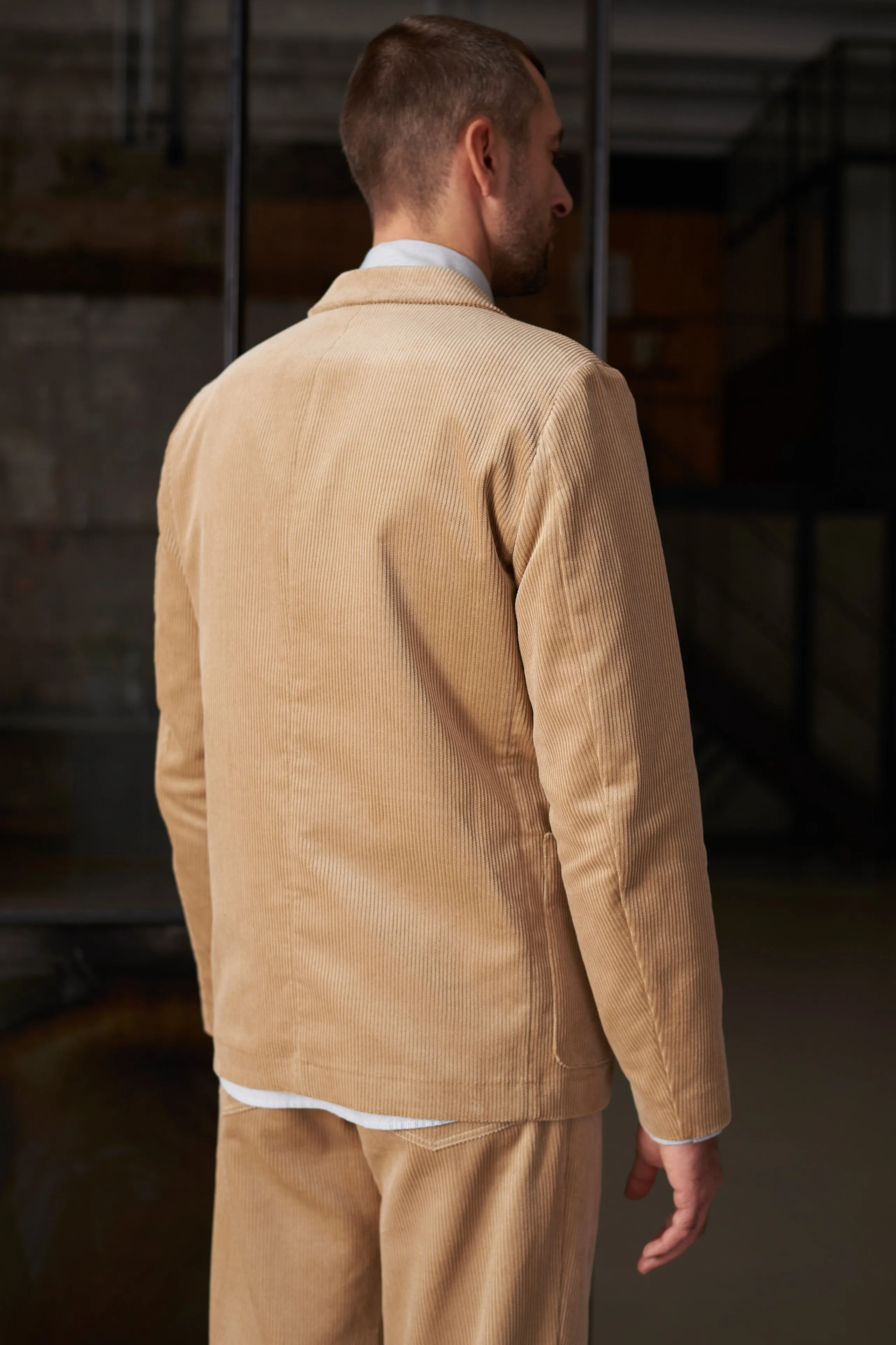 ENVER blazer eco corduroy sand