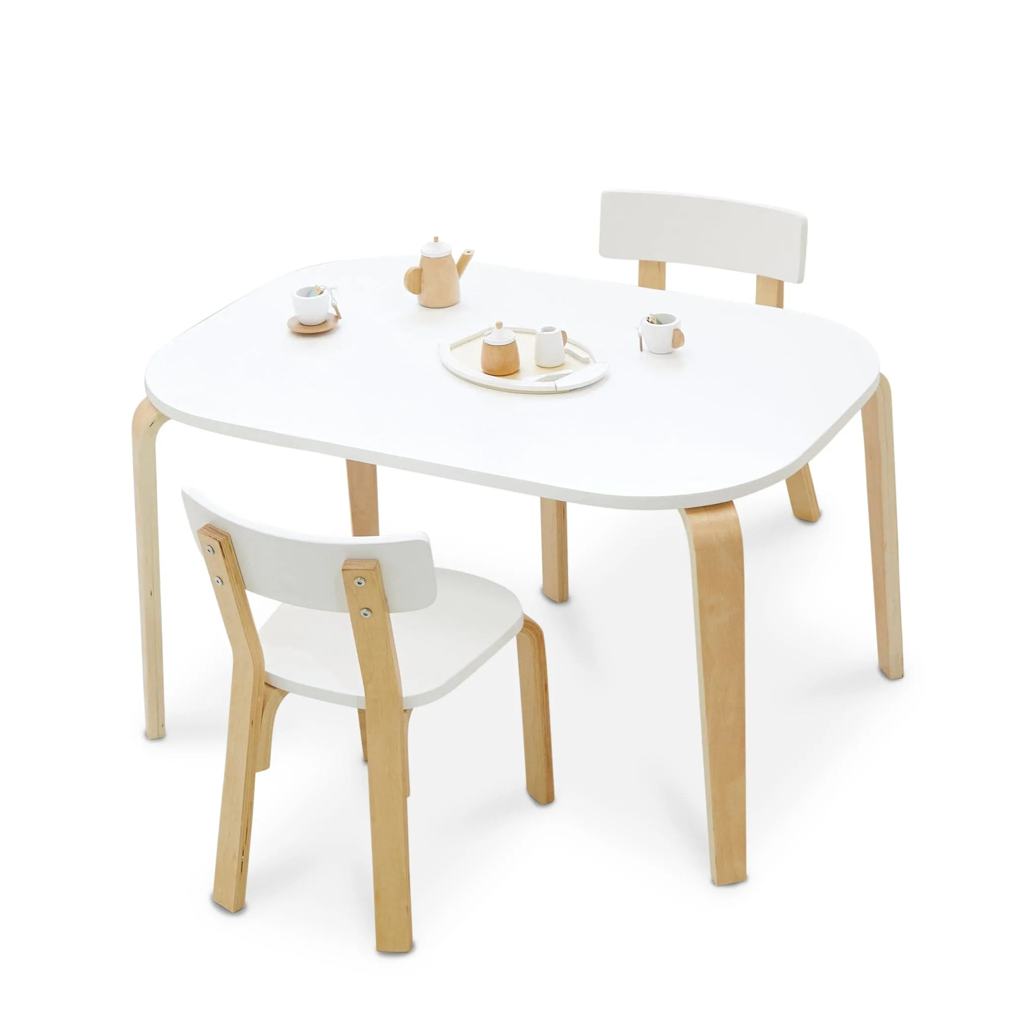 EZRA Rectangle Table & 2 Chair Set