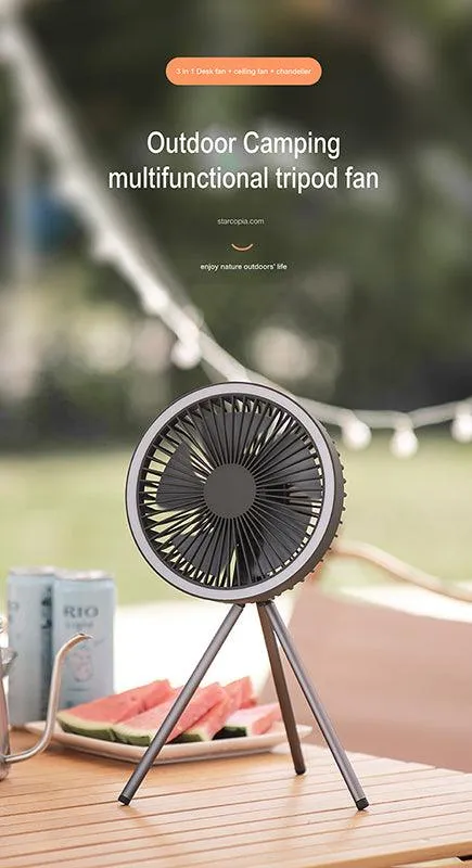 Fabufabu Camping fan with LED Lantern