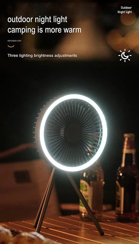 Fabufabu Camping fan with LED Lantern