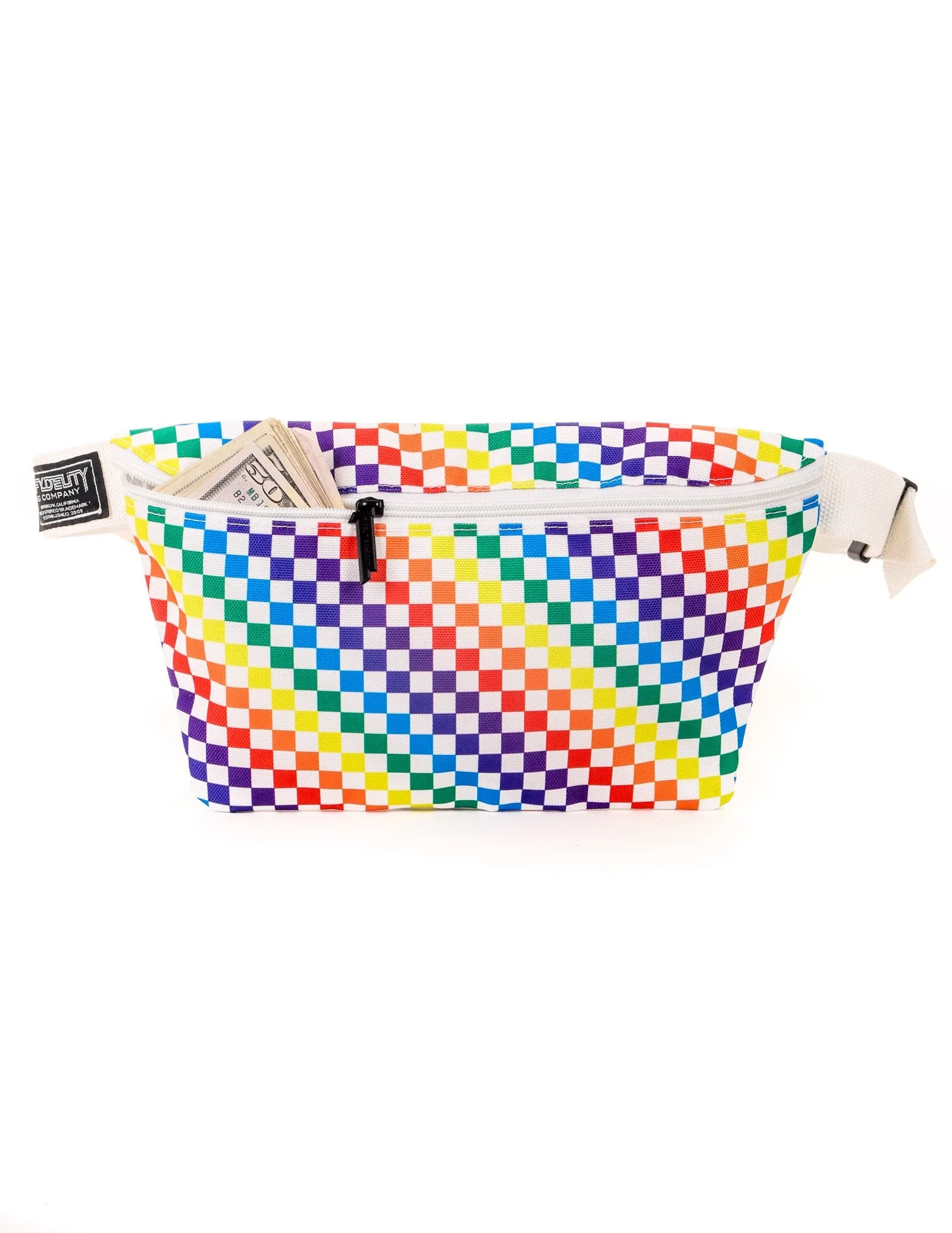 Fanny Pack | XL Plus-Size |PRIDE INDY Check Rainbow