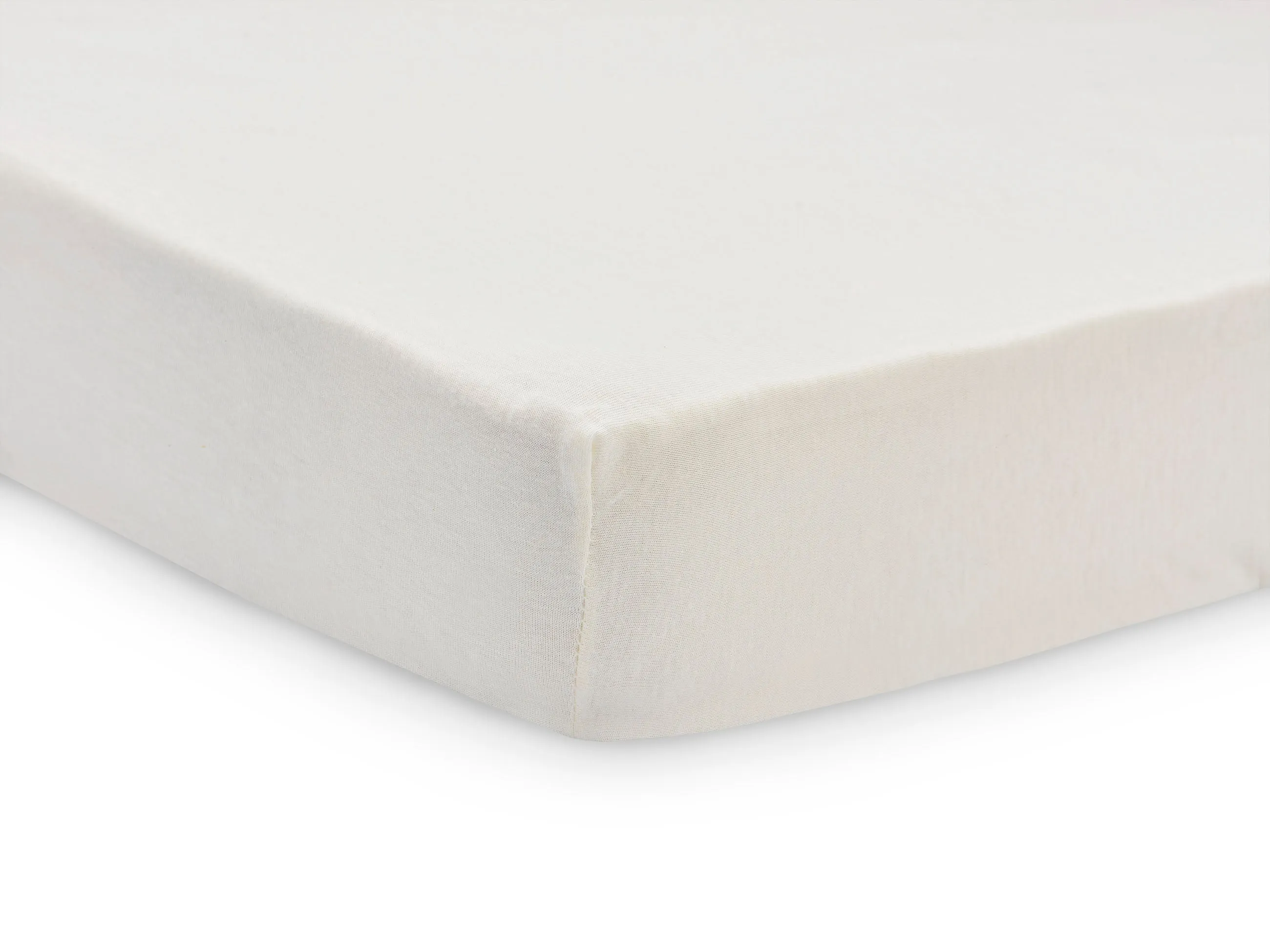 Fitted Sheet Jersey 70x140/75x150cm - Ivory