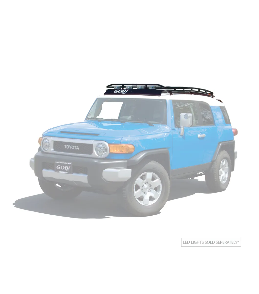 GOBI - Stealth Rack - Multi-Light Setup - 2007-2014 FJ Cruiser