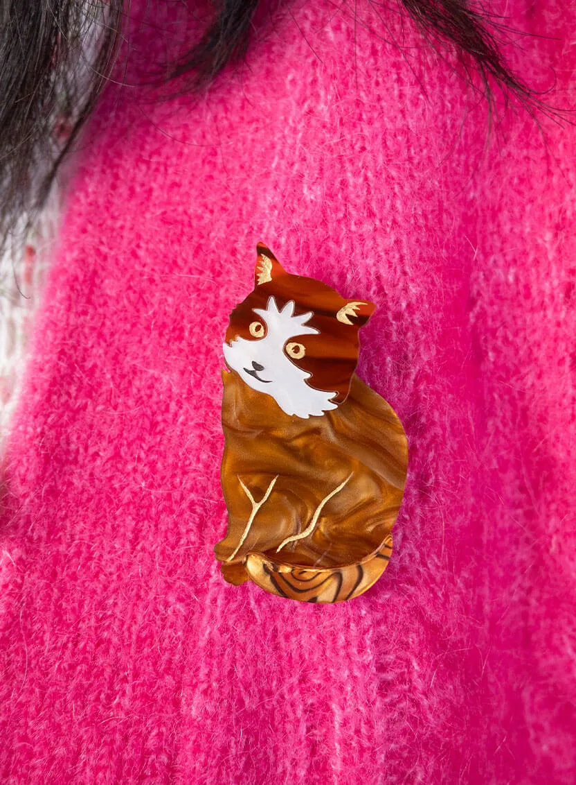 Granny's Cat Brooch