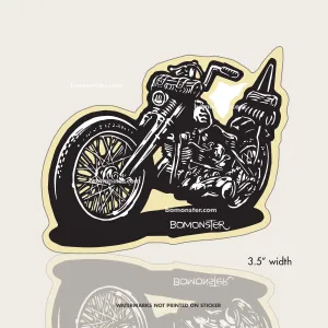 Harley Motorcycle Sticker "Overnight Chopper"