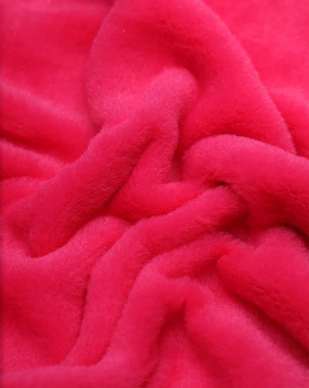 HOT PINK ARTIFICIAL FUR FABRIC