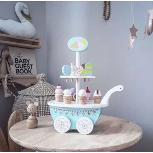 JaBaDaBaDo Wooden Toy Ice Cream Trolley