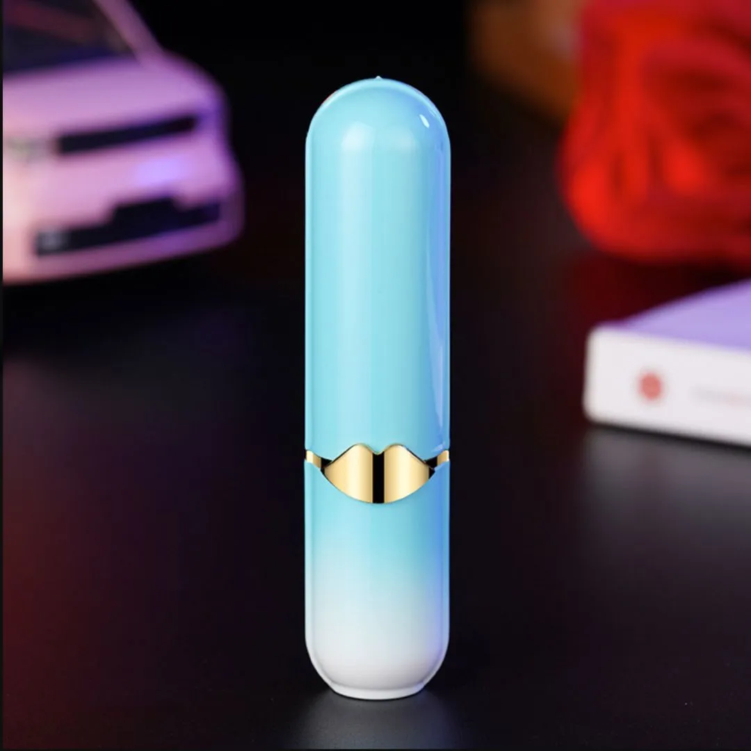 Lipstick Lighter - Butane Gas Refillable | Reusable Windproof Trench Lighter