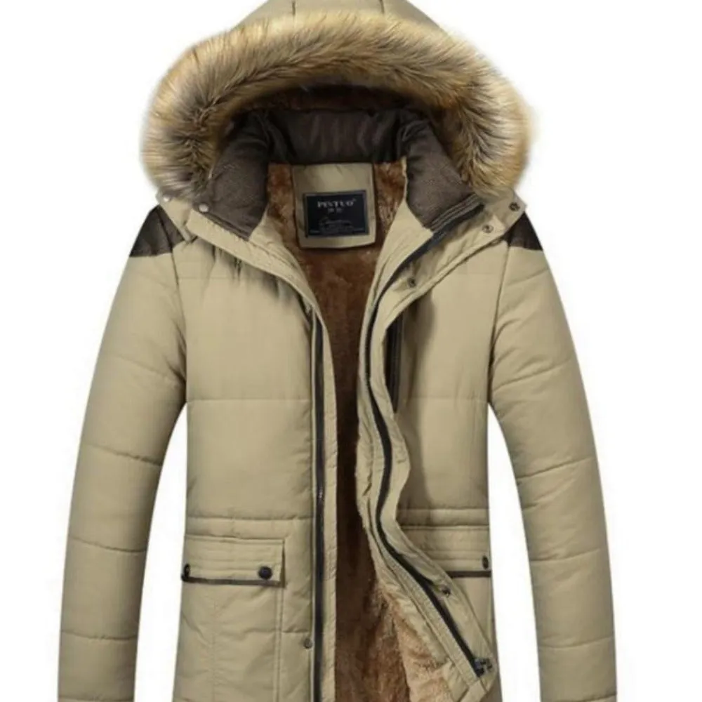 Men Hooded Winter Coat