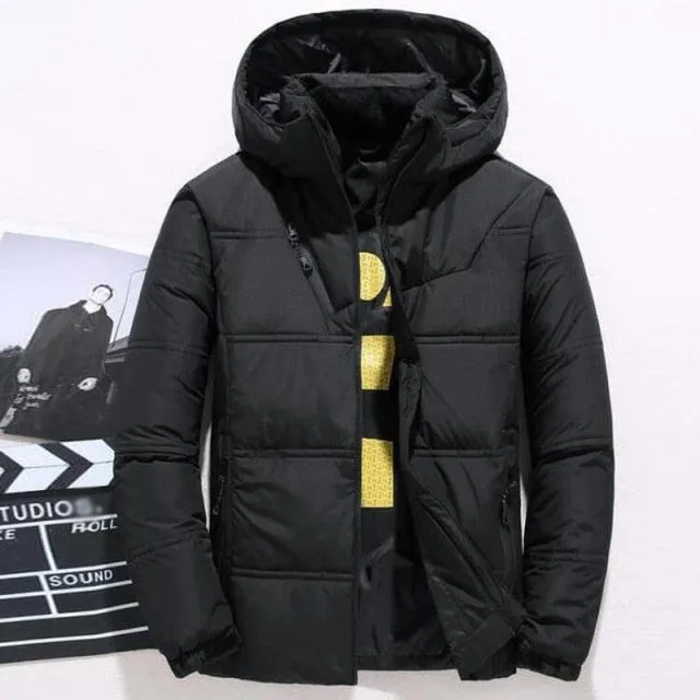 Men's -20 Degree Winter Down Warm Hooded Thick Snow Parka