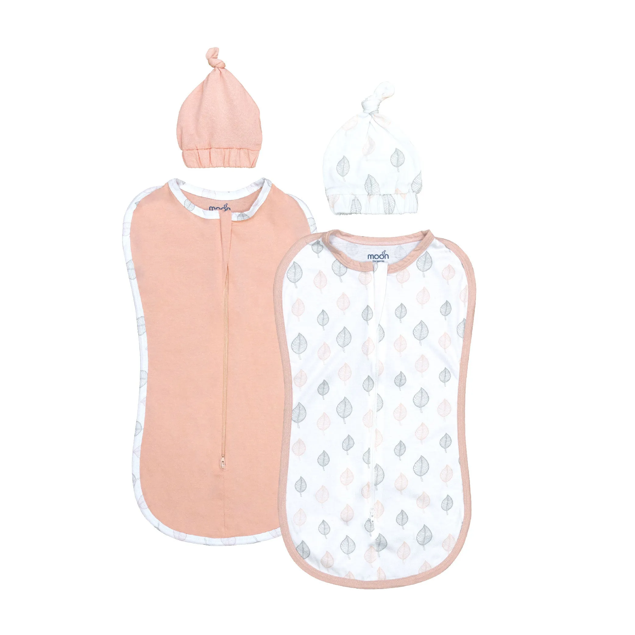 Moon Swaddle Pods, 0-2M, Forest (Orange)