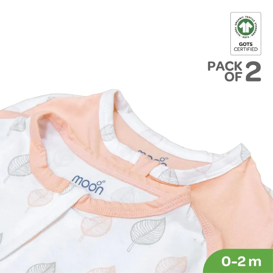 Moon Swaddle Pods, 0-2m, Forest (Orange)