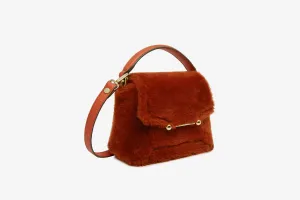 Mosaic Nano - Burnt Orange Shearling