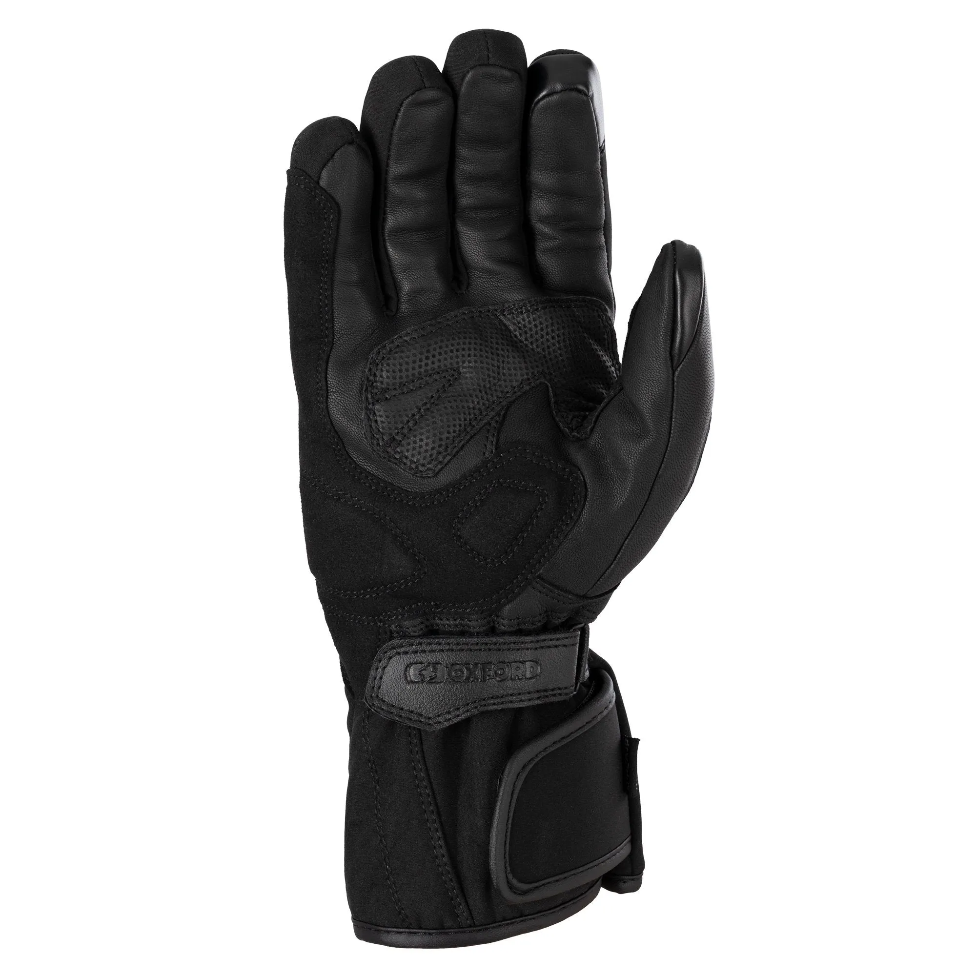 Oxford Calgary 2.0 Men Black Waterproof Motorcycle Gear Gloves Black