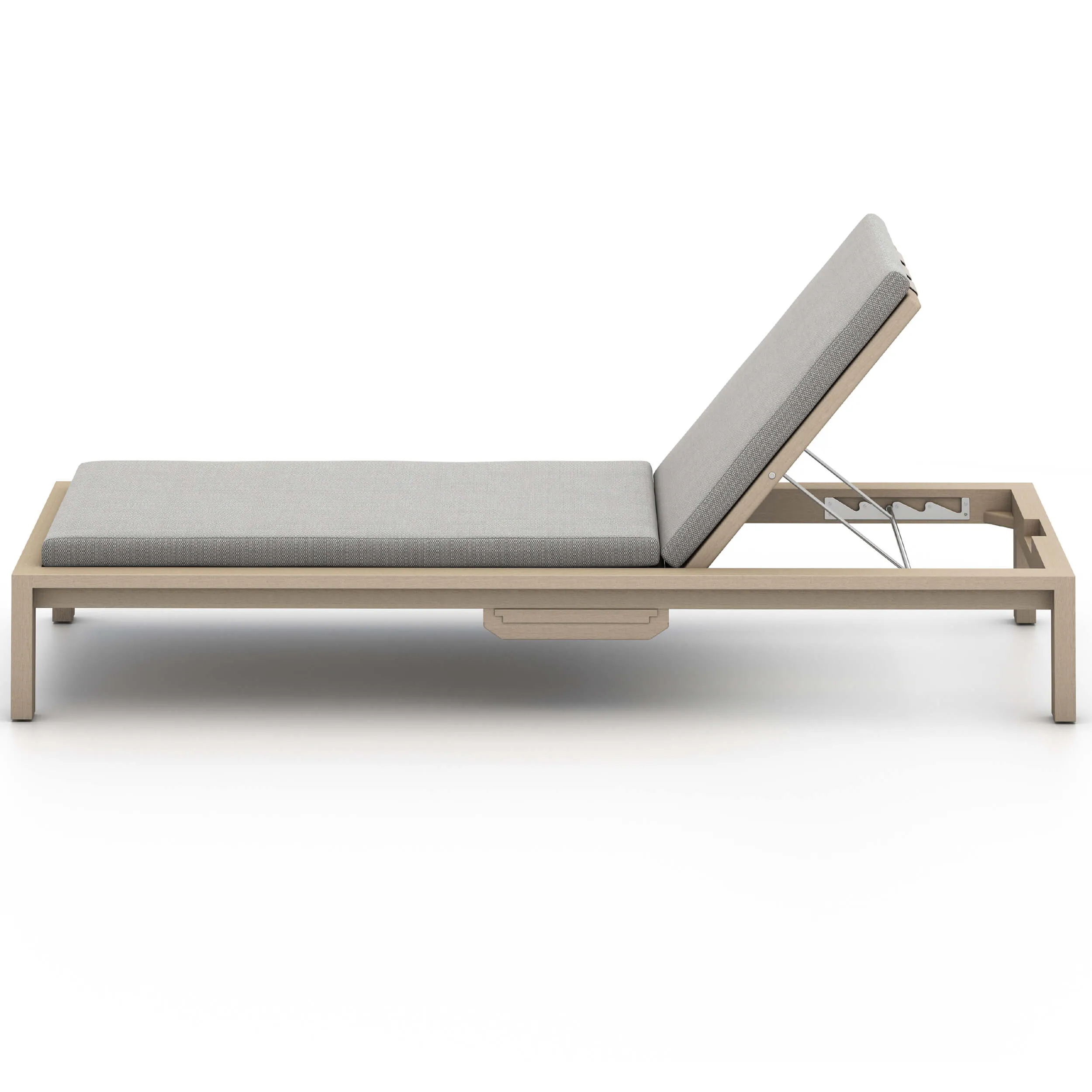 Sonoma Outdoor Chaise Washed Brown, Faye Ash