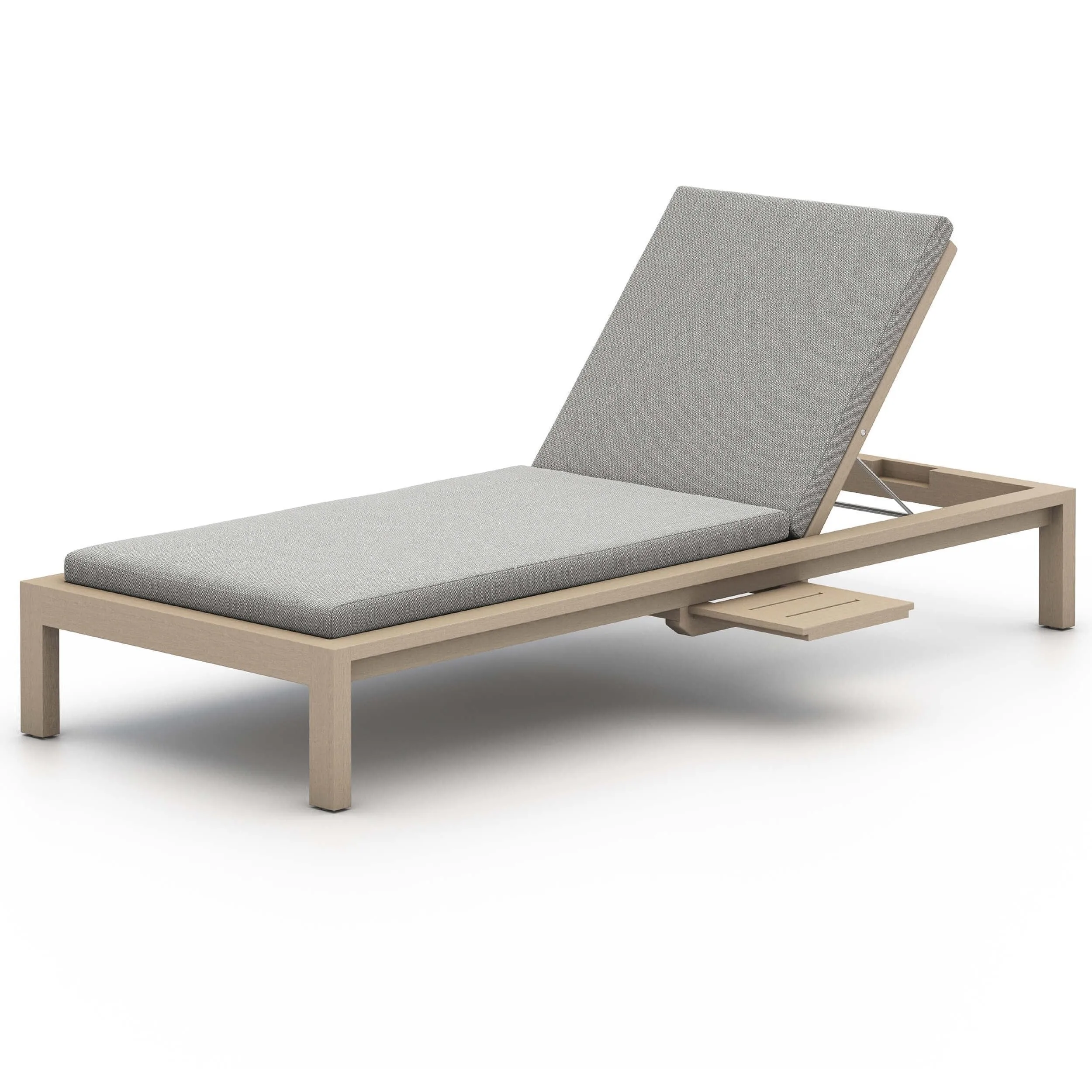 Sonoma Outdoor Chaise Washed Brown, Faye Ash