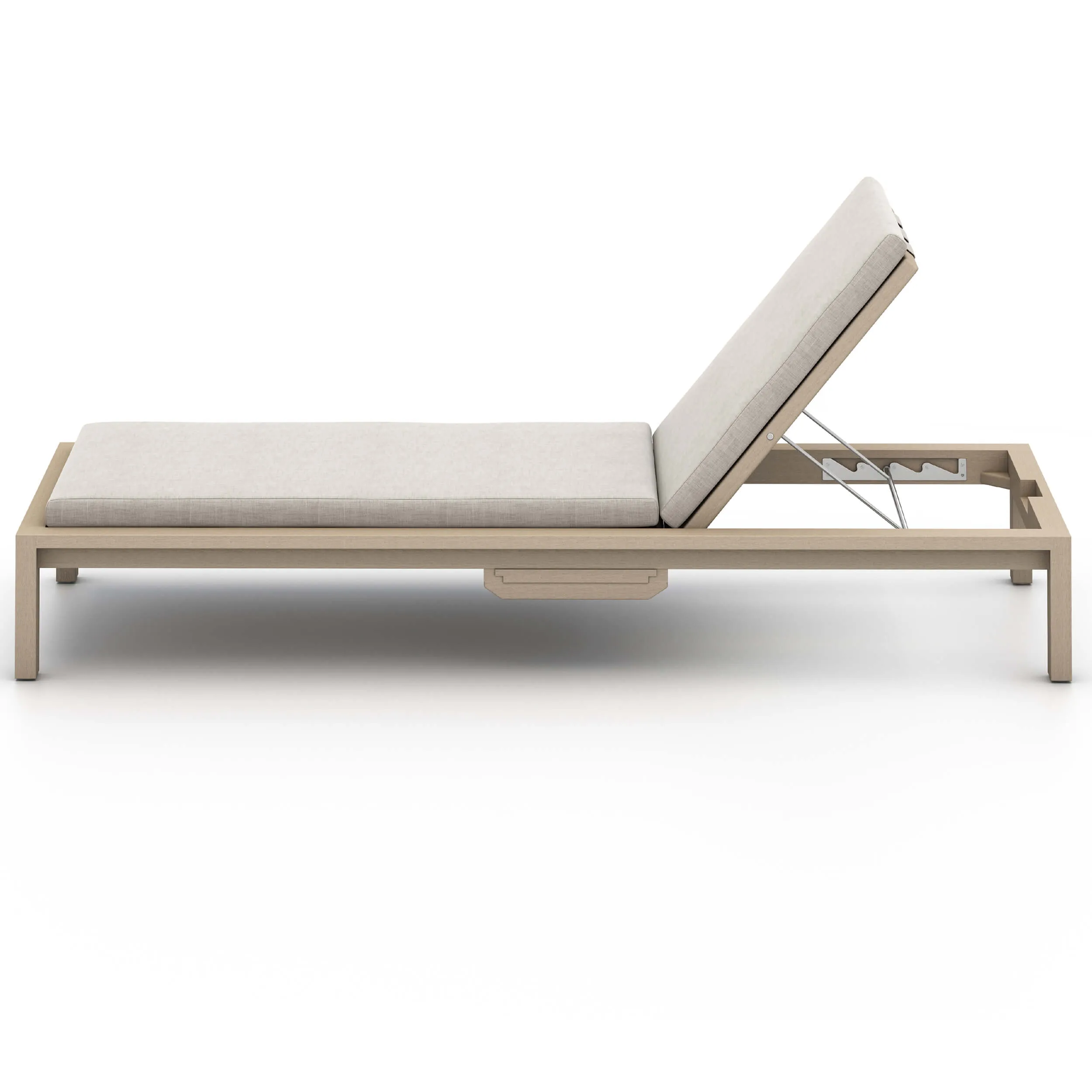 Sonoma Outdoor Chaise Washed Brown, Stone Grey