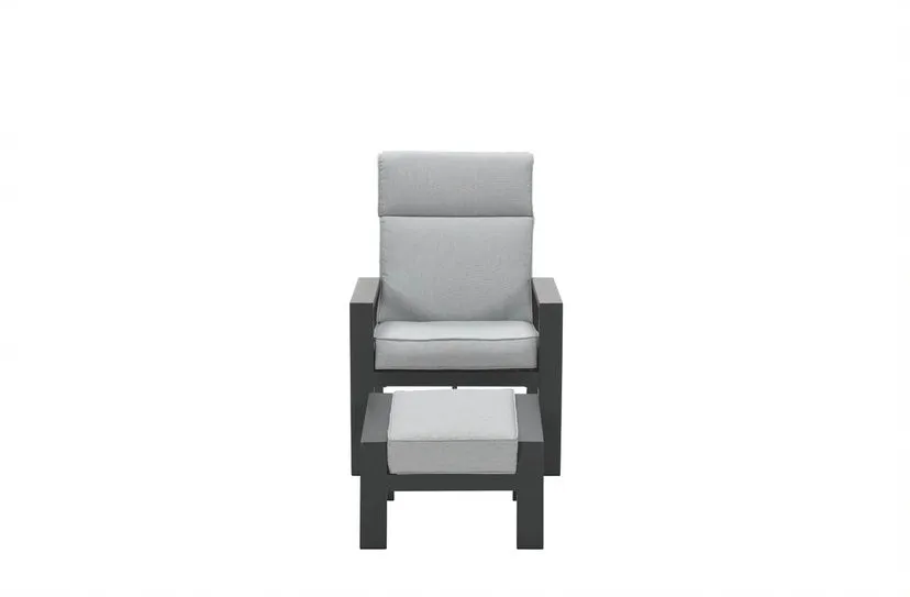 The Monaco Aluminium Recliner Set