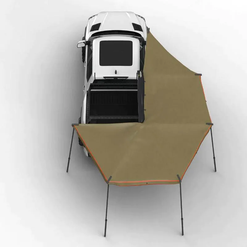 Tuff Stuff Overland 270 Degree Awning, XL, Passenger Side, C-Channel Aluminum, Olive