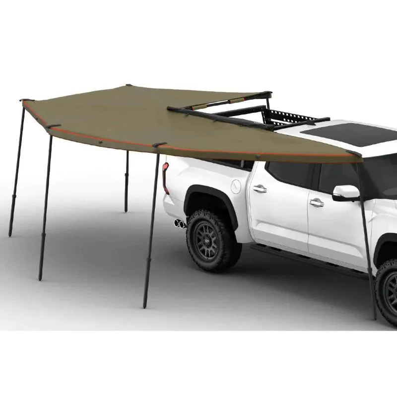 Tuff Stuff Overland 270 Degree Awning, XL, Passenger Side, C-Channel Aluminum, Olive