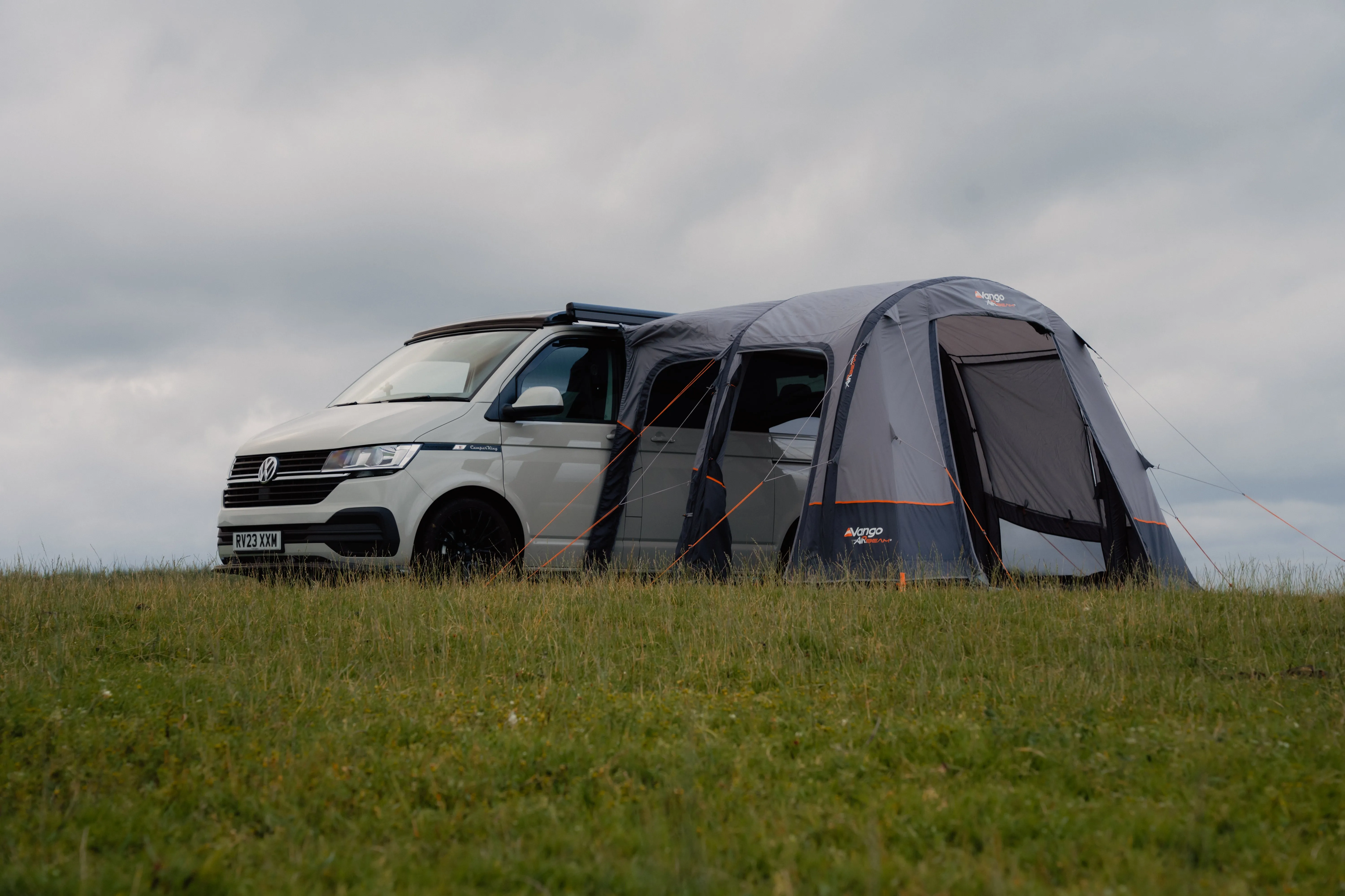 Vango Faros III Air Inflatable Drive Away Awning Cloud Grey - Low