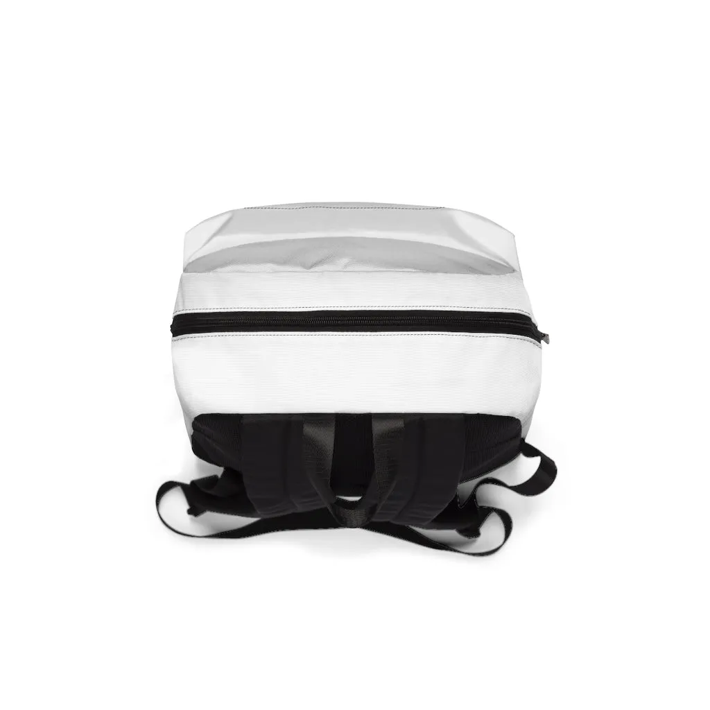 White Black Fish Unisex Classic Backpack