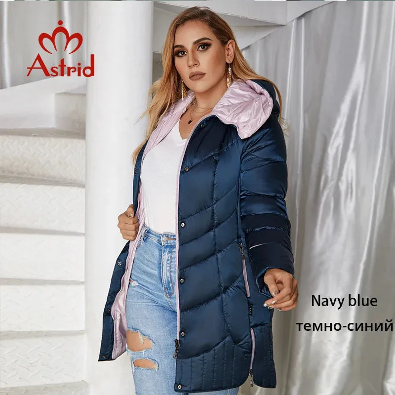 Women's winter Coat Casual Parkas Hooded Coats Plus Size Jacket