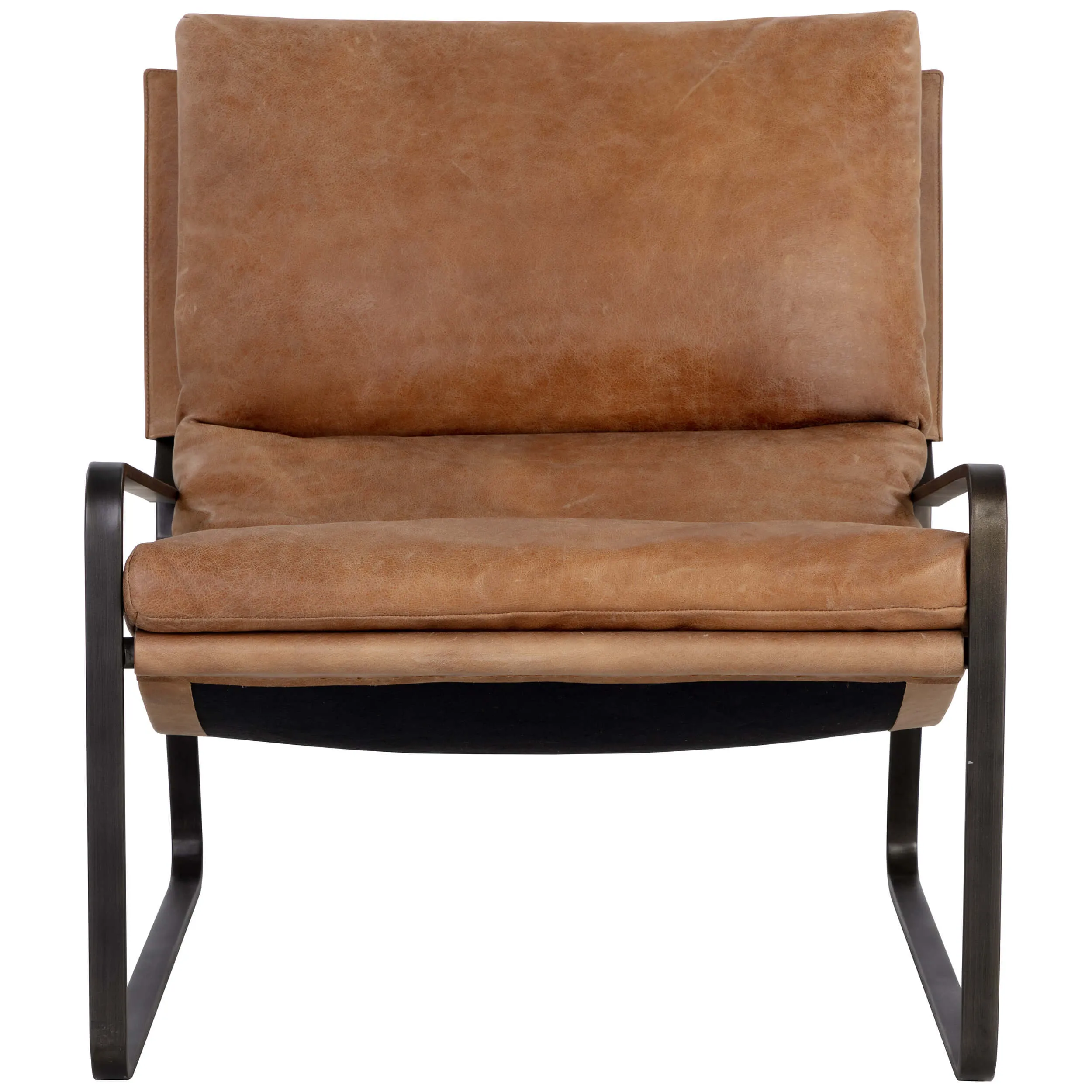 Zancor Leather Chair, Tan